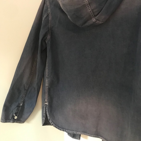 Go Slow Caravan jean Jacket Womens medium Zips - Picture 6 of 6